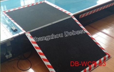 DB-WCR-03 Electrical Folding bus Wheelchair Ramp for disabled and elder