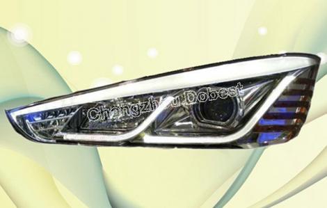 DB-H04-583 Bus headlight with LED fiber