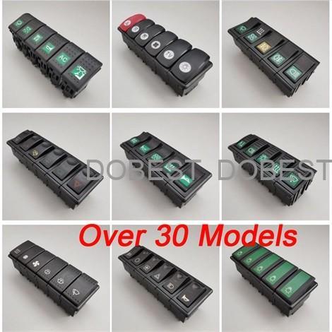 Various Bus Rocker Switch Button