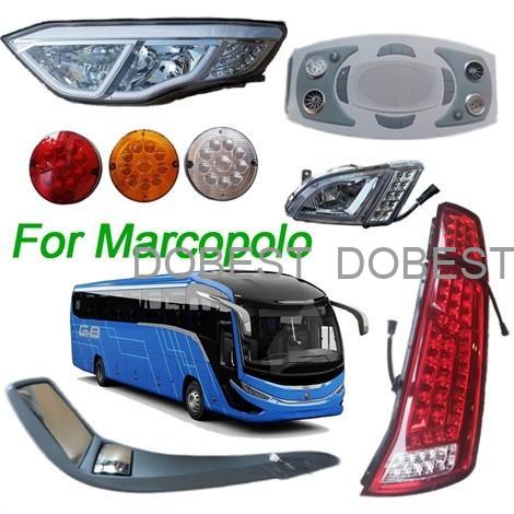 Headlight Tail Lamp Mirror Lock Bus Body Spare Parts for Marcopolo